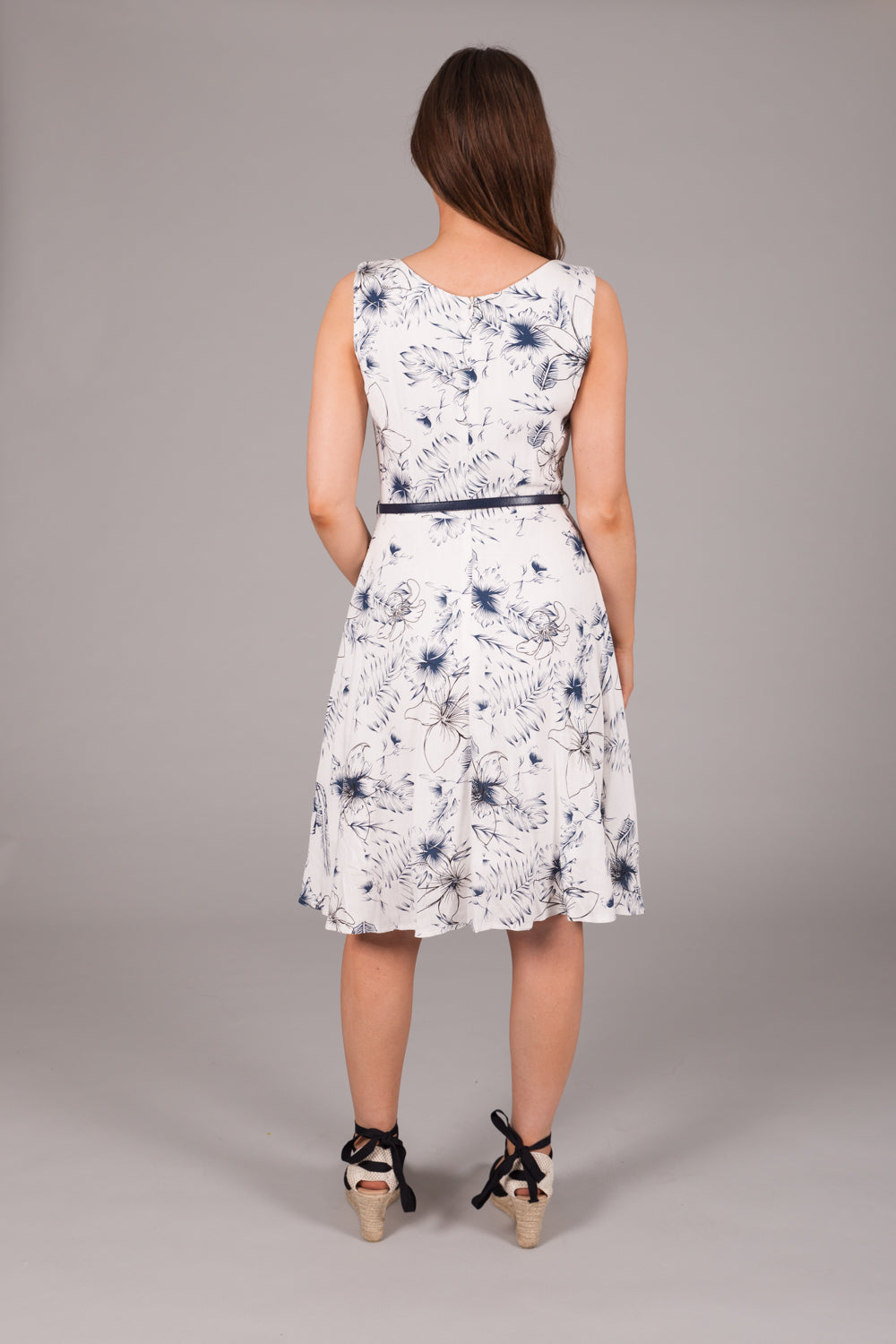 Floral Fern Print Dress