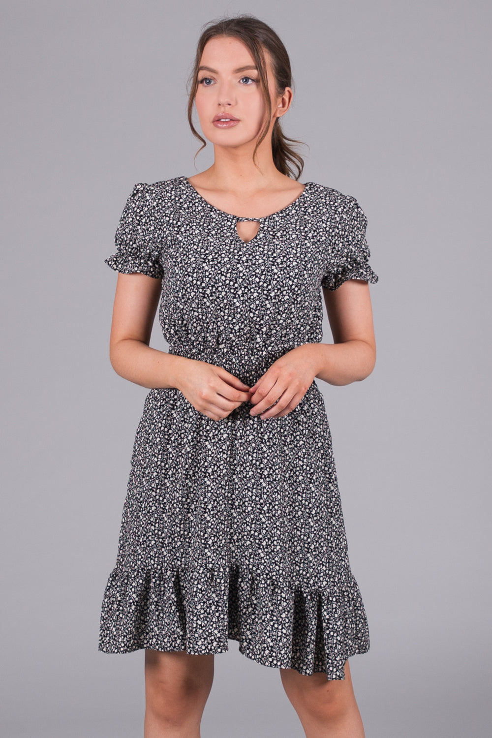 Ditsy Print Dress