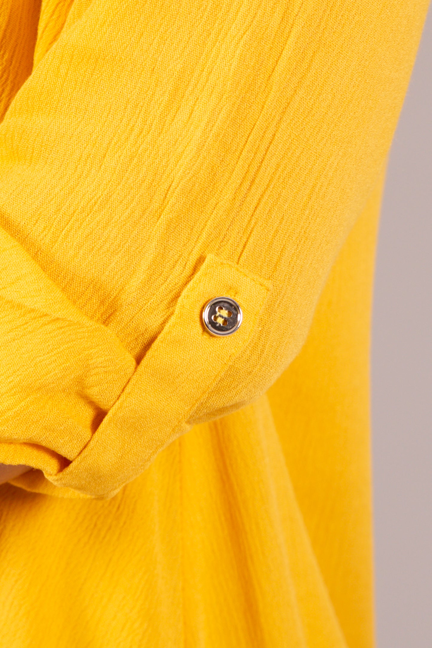 Dipped Hem Layered Top - Yellow